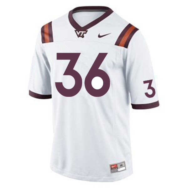 Men #36 Bradley Parcell Virginia Tech Hokies College Football Jerseys Sale-Maroon